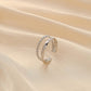 Fashionable simple and lovely color tone dripping oil stainless steel open ring female all-match personalized titanium steel ring