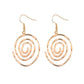 Jewelry Fashion Creative Hollow Round Swirl Earrings Women's Trendy Earrings
