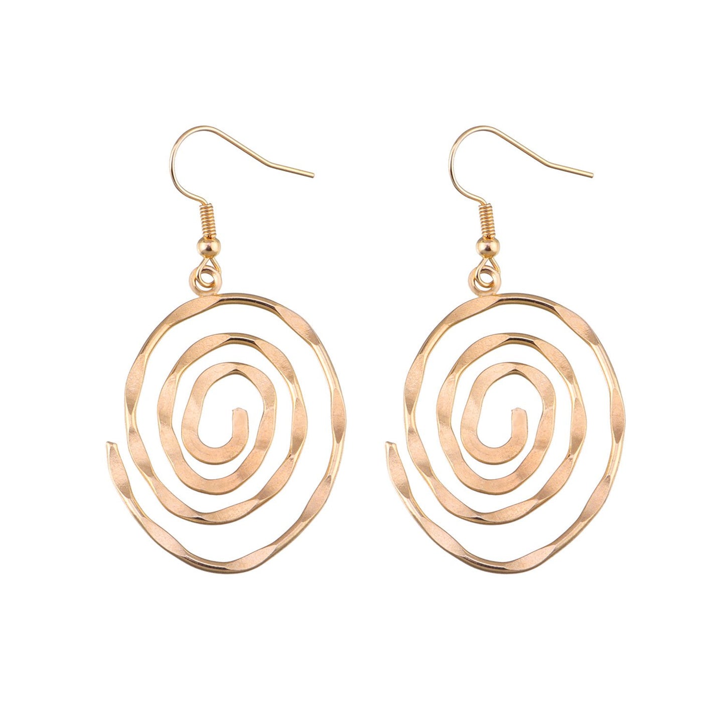 Jewelry Fashion Creative Hollow Round Swirl Earrings Women's Trendy Earrings