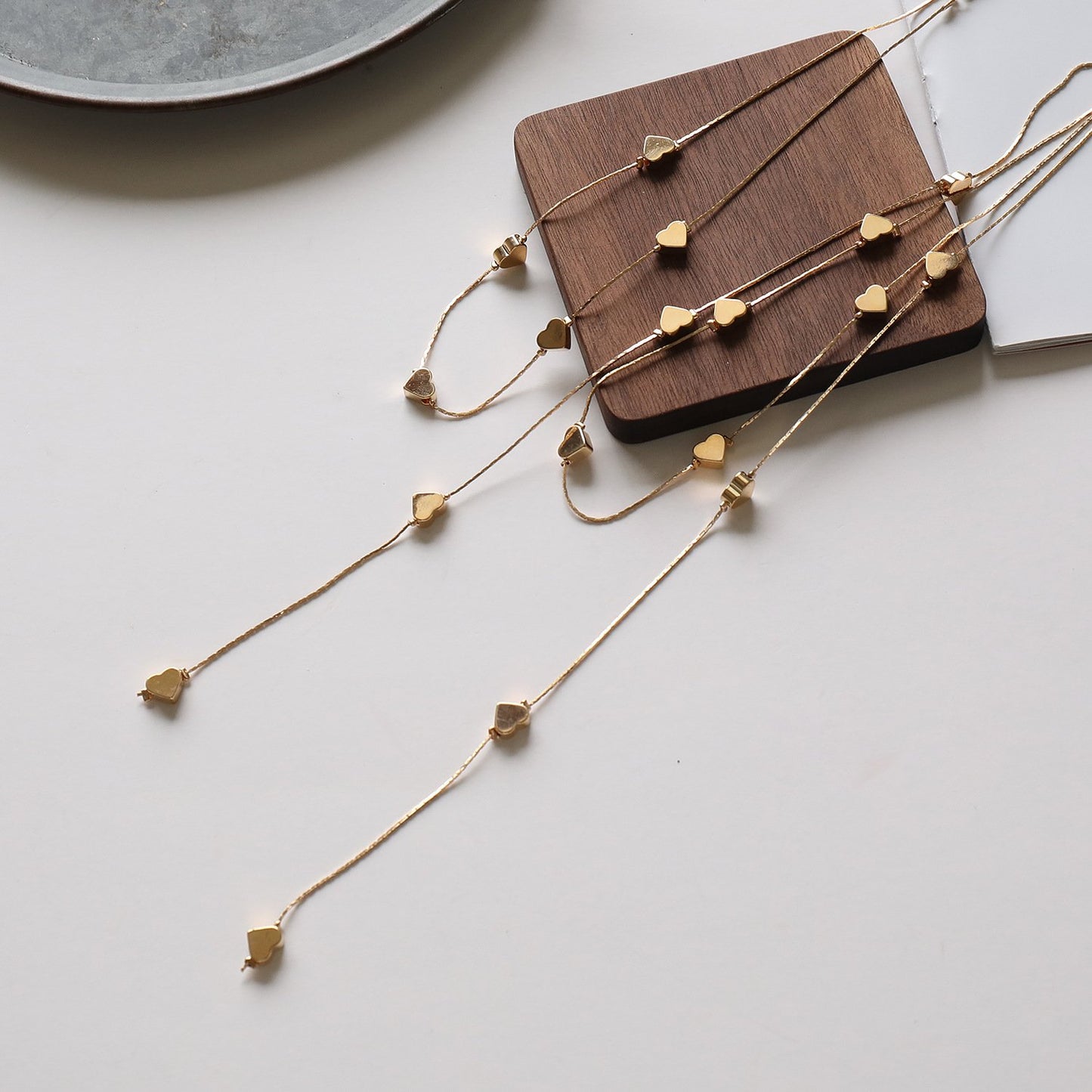 Jewelry Fashion Sexy Multi-layer Heart Chain Necklace Women's Street Shoot Retro Temperament Personality Necklace