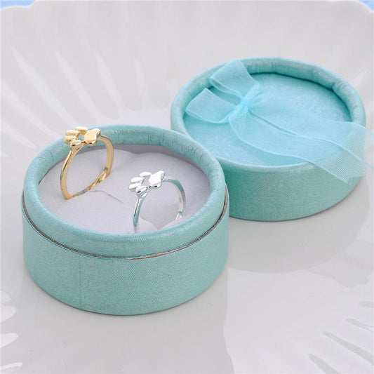 Jewelry Cute Dog Print Ring Personality Versatile Puppy Footprint Fashion Ring