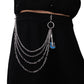 Jewelry simple fashion guitar accessories body chain personality punk metal chain multi-layer pants chain