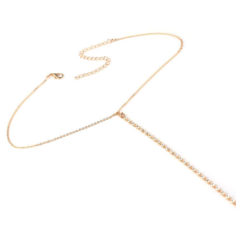 Jewelry simple sexy all-match casual body clothing chain diamond copper chain body chain