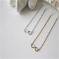 Jewelry Simple Lucky 8 Necklace Clavicle Chain Necklace Women