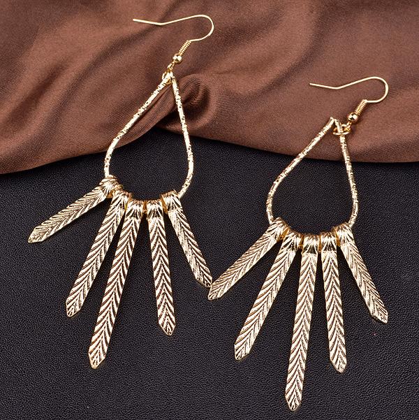 Exaggerated Women's Earrings Indian Mace Earrings Night Party Earrings Accessories