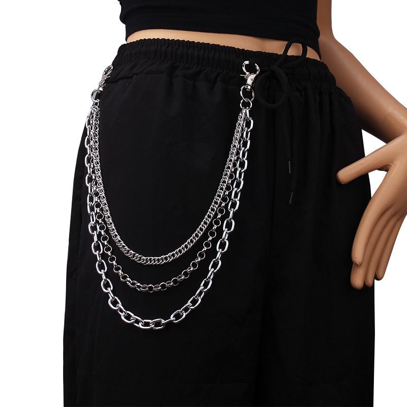 Jeans Pant Chain Fashion Metal Decoration Waist Chain Punk Versatile Waist Accessories Body Chain