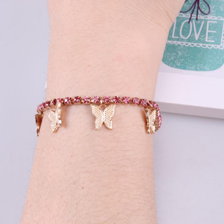 Jewelry Creative Fashion Butterfly Bracelet Full Diamond Bracelet Personality Crystal Jewelry Bracelet Female