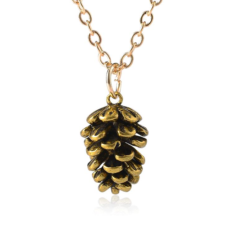 Simple Fashion Pine Nut Herbarium Necklace Popular Necklace