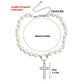 Jewelry mix and match beaded necklace shell beads cross mother of pearl necklace hot girl sweater chain high sense