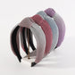 F5162 French light luxury creative tie-dye color contrast personality headband fabric knotted bright silk vertical pattern fashion headband female
