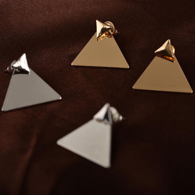 Earrings Simple Alloy Sequin Earrings Geometric Triangle Earrings