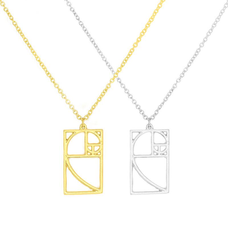 Fashion Jewelry High-quality Physiology Students Geometric Pythagorean Theorem Necklace Female