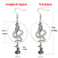 Jewelry bohemian retro trend snake earrings personality zodiac cobra ear hook earrings