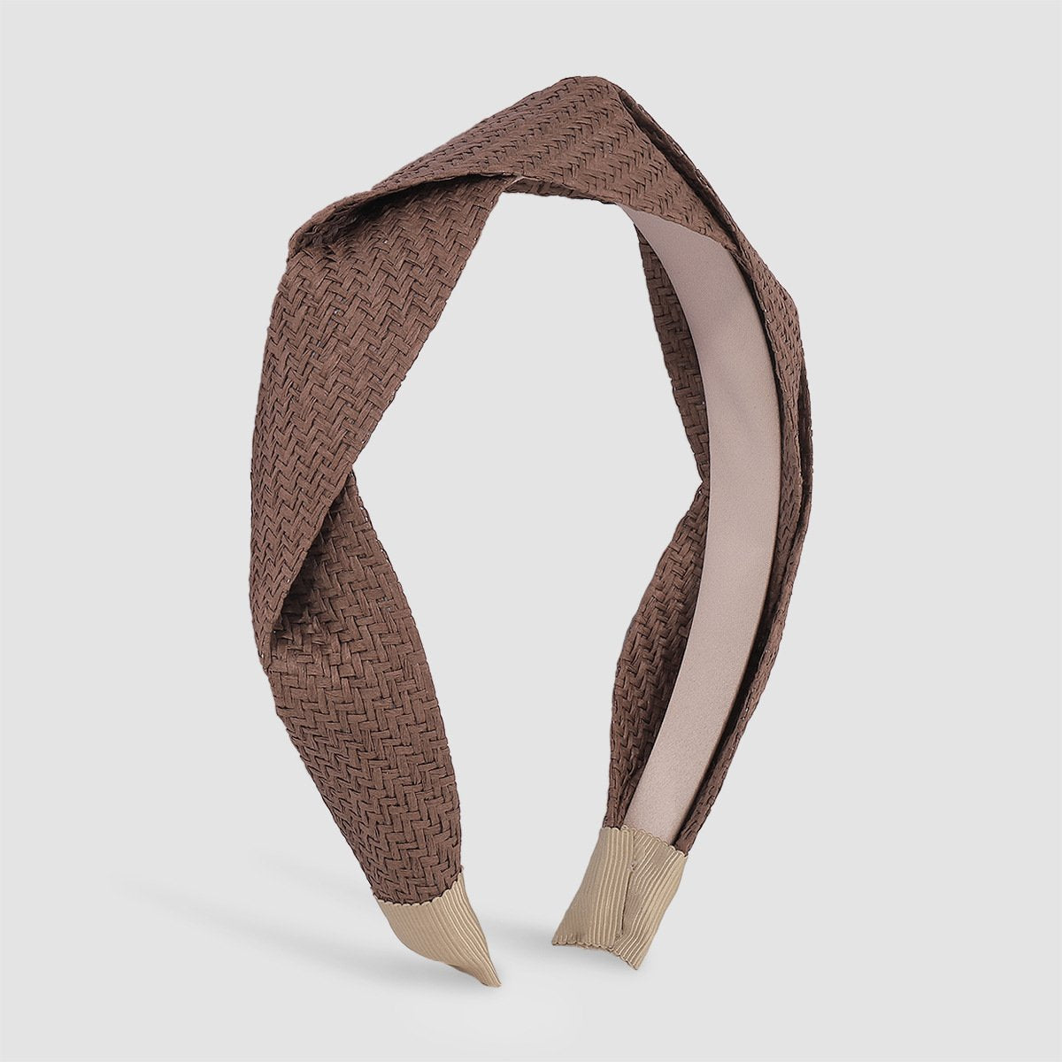 F484 Ethnic Hair Accessories Rhombus Cross Straw Fashion Headband Net Red Twist Braid Mori Headband Female