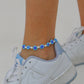 A12 Simple Accessories Bohemia Ethnic Beads Anklet Female Spring and Summer Flower Small Fresh Foot Decoration