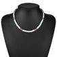Hot Bohemia Short Necklace Round 6mm Mixed Color Soft Ceramic Necklace Clavicle Chain