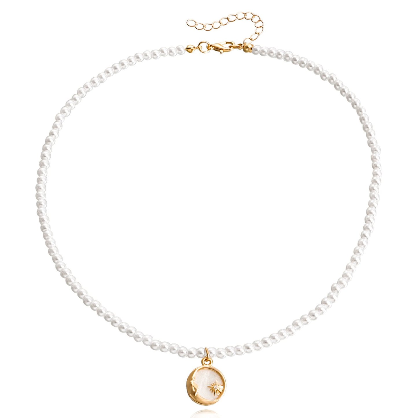 Jewelry Imitation Pearl Necklace Women's Advanced Design Sense Small Clavicle Chain Women's Fashion Light Luxury Necklace