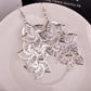 Long hollow car alloy earring fashion multi-layer boutique earrings