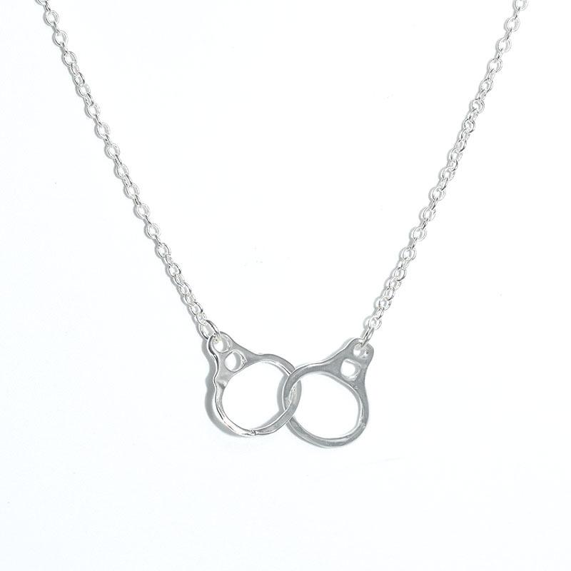 Necklace Handcuff Necklace Neck Jewelry Gold Silver