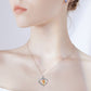 Explosive women's 925 silver Christmas elk drop oil lettering necklace bestes holiday gift