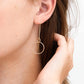 Jewelry creative geometric minimalist ring earrings earrings fashion handmade tassel earrings ear wire