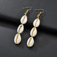 Accessories Retro Jewelry Bohemian Long Conch Shell Earrings Earrings Stud Earrings Women
