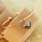 Vintage Jingmei Rose Gold Bracelet Cute Sparkling Diamond Fox Bracelet Jewelry
