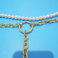 Jewelry personality geometric Y-shaped chain tassel necklace popular pearl fashion ring necklace female