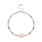 Jewelry Pearl Shell Beach Anklet Female Color Rice Bead Eyes Foot Decoration
