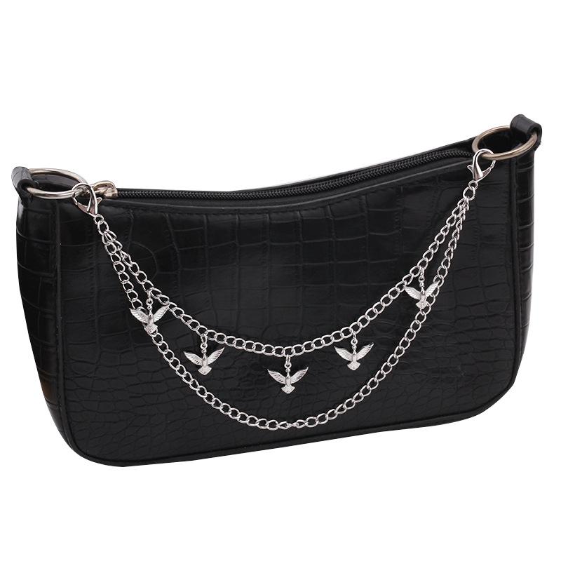 Messenger bag women's handbag decoration street trend fashion all-match chain women's bag chain