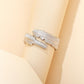 Fashion personality creative stainless steel open ring feather men and women titanium steel simple ins ring