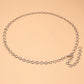 Jewelry fashion metal oracle bone inscription lettering ring waist waist chain retro single layer body chain