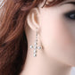Jewelry Retro Pearl Cross Queen Coin Pendant Necklace Female Personality Short Neck Necklace