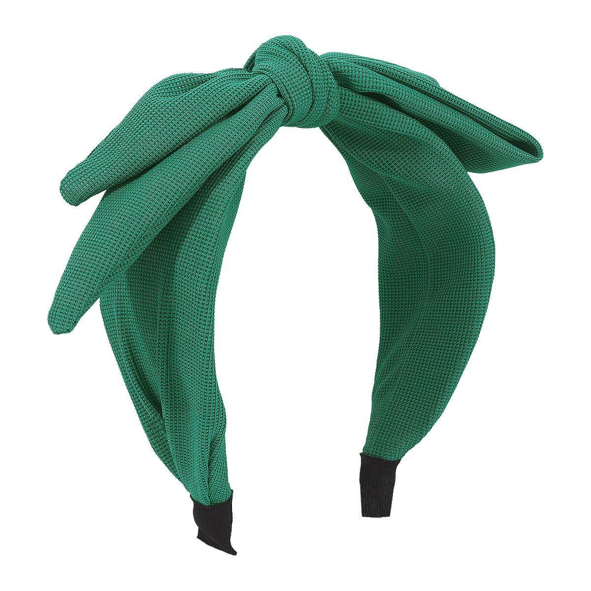 F5232 French retro exaggerated double-layer bow headband fabric retro wide-brimmed knotted net red headband