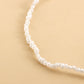 Jewelry fairy white rice beads color big peach heart leg chain accessories female elastic rope body chain