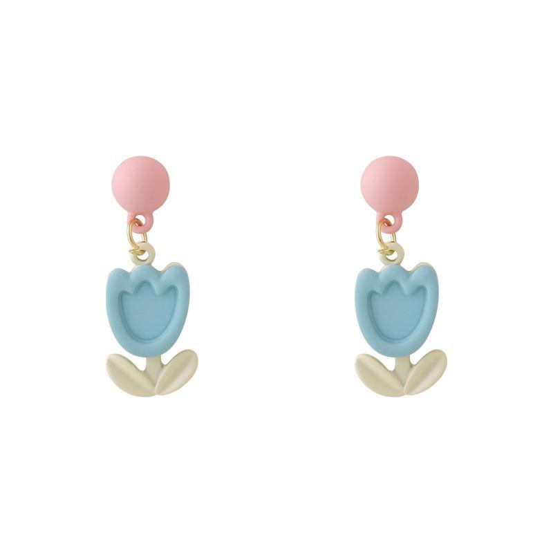 Niche Design Earrings Early Spring Tulip Earrings Temperament Fashion Earrings Earrings Women