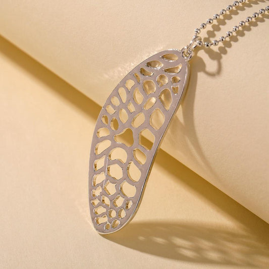 Retro Necklace Simple Hollow Multicolor Dragonfly Wings Fashion Pendant Necklace Jewelry