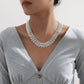 Jewelry Exaggerated Atmosphere Hollow Chain Necklace Female Punk Hip Hop Silver Wide Chain Necklace