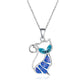 Necklace Personality Hollow Diamond Kitten Clavicle Chain Sweet Opal Cat Pendant
