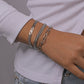 B1673 Jewelry Exaggerated Simple Metal Chain Bracelet Hip Hop Punk Sweet Cool Personality Jewelry