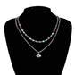 Jewelry multi-layer devil's eye pendant necklace fashion personality trend eye necklace