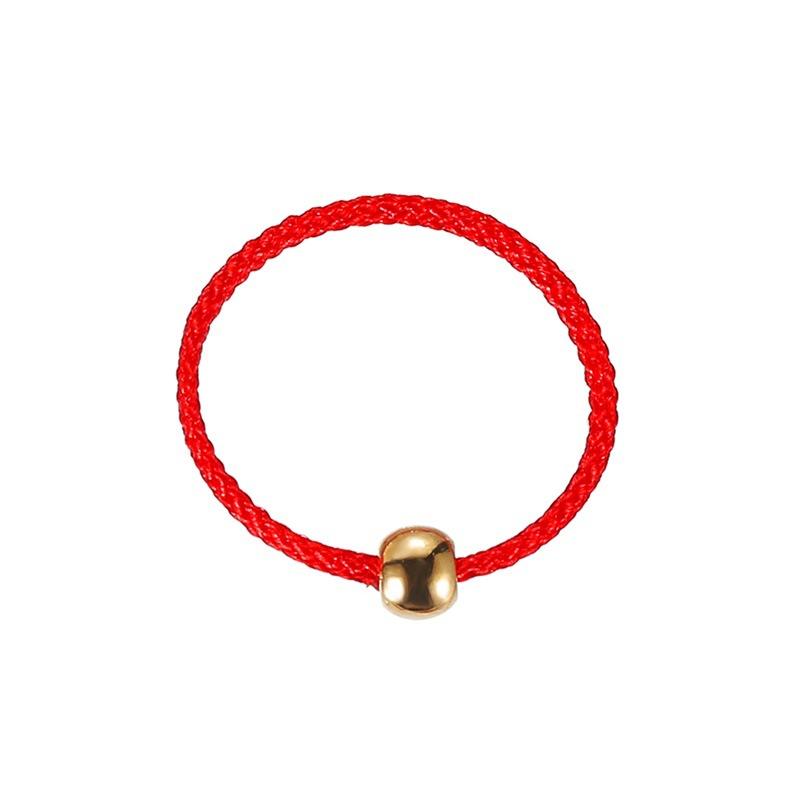 Bead string ring of the same style