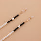 Jewelry Ladies White Pearl Trend Glasses Chain Personality Temperament Simple Mask Accessories