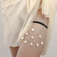 Explosive multi-layer tassel shell pendant thigh chain female legchain elastic body chain jewelry