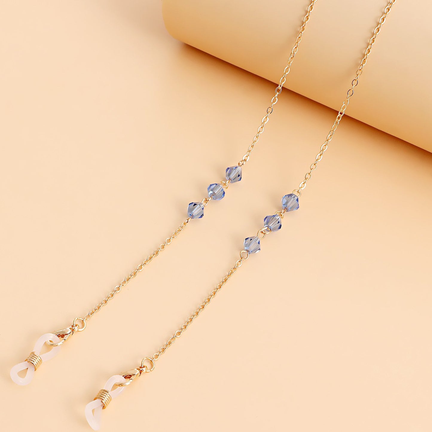 Glasses chain mask hanging chain simple crystal glasses hanging chain fashionable sunglasses hanging chain