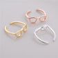 Exclusively for fashion personality hollow half opening adjustable glasses ring women's jewelry