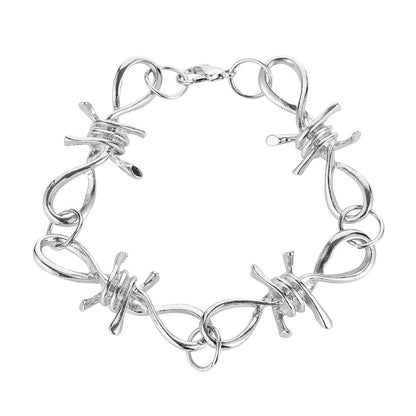 ins personality creative bracelet cold hip-hop prickly thorn bracelet jewelry