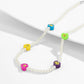 Ornament Imitation Pearl Beach Soft Pottery Clavicle Necklace Simple Butterfly Star Smiley Face Necklace