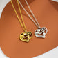 Mother's Day necklace mother child heart-shaped necklace heart-shaped pendant mother gift