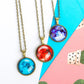 Luminous Necklace Female Harajuku Sweet Fresh Dreamy Star Necklace Temperament Sweater Chain